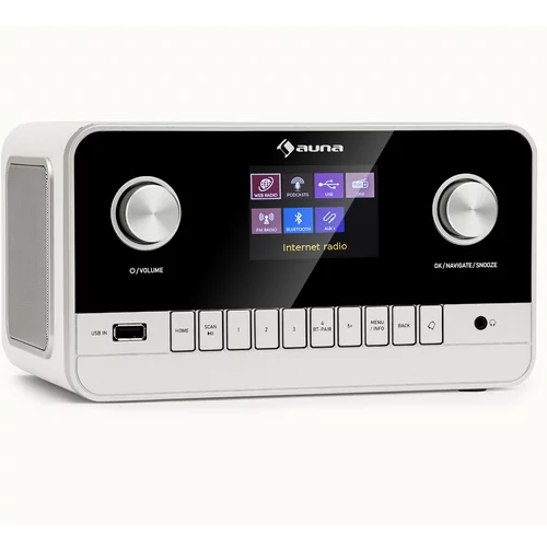 Auna Connect 100 MKII, Internetni radio, Multimedijski predvajalnik, Bluetooth, DAB/DAB+, upravljanje prek aplikacije