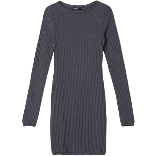 Bershka Pletena obleka me&amp;scaron;ane barve Slike