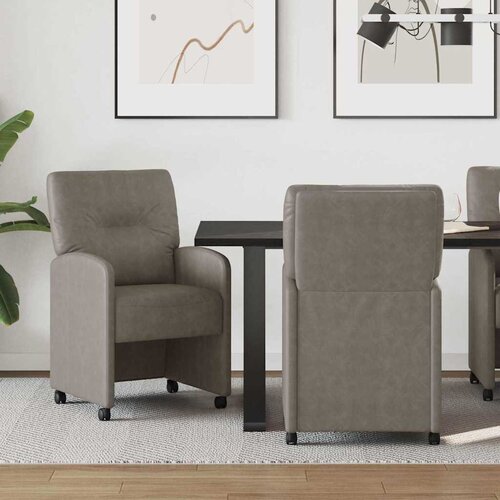  Blagovačke stolice s kotačima 2 pcs Siva 57 x 67 x 95 cm Cijene