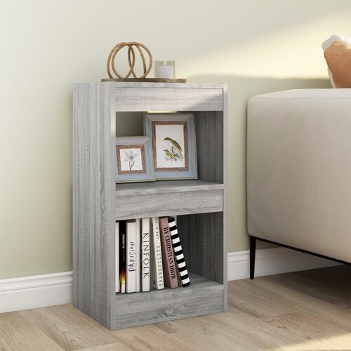 Furnova Knjižna omara/pregrada siva sonoma 40x30x72 cm, (21932868) Slike