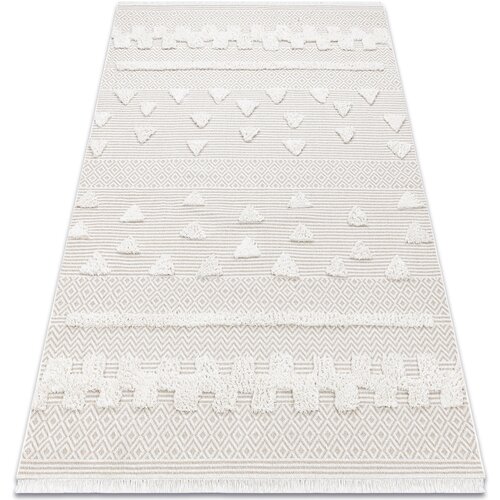 RugsX Preproge Preproga MOROC 22321 Trikotniki, cikcak boho Organ 155x220 cm Bež Cene