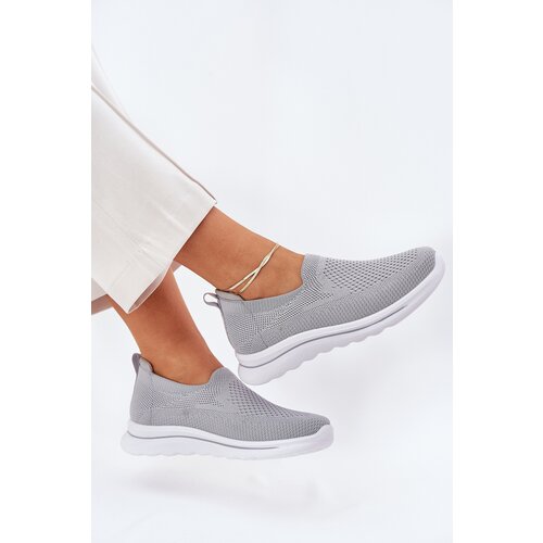 EVENTO Boto Women's Fabric Slip-On Sneakers Gray Adiora Cijene