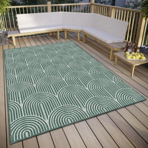 Hanse Home Zeleni vanjski tepih 120x170 cm Pangli Green &amp;ndash; Slike