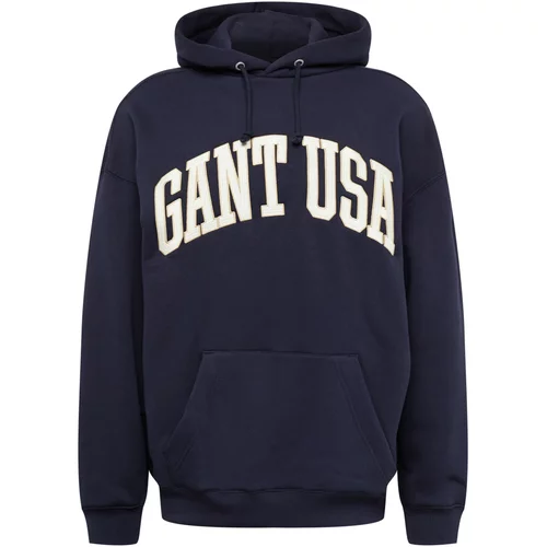 Gant Sweater majica ultra morsko plava / bijela