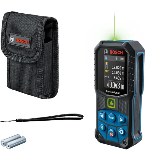 Bosch GLM 50-27 CG laserski daljinomjer Bluetooth, dokumentacija app, stativ adapter 6,3 mm (1/4 ") Mjerno