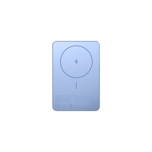 Xiaomi powerbank SuperSlim PB 5000 mAh plavi USB-C x1, bežično punjenje, BHR08POGL Slike