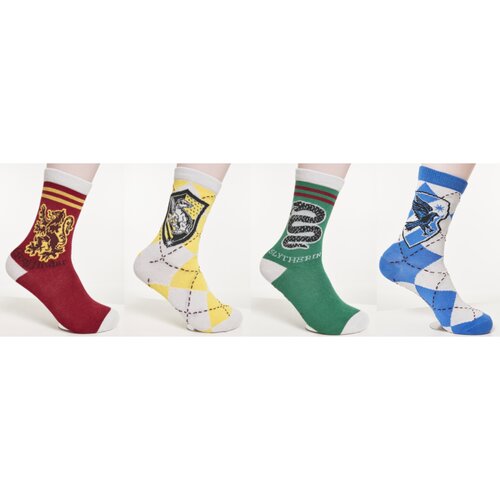 Merchcode Accessoires Harry Potter 4-Pack Multicolor Team Socks Slike