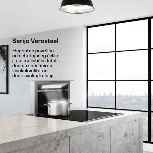 Klarstein Verosteel vgradna napa | Minimalistična, močna | EEC A++ | 853,3 m&sup3;/h | 60 cm Cene