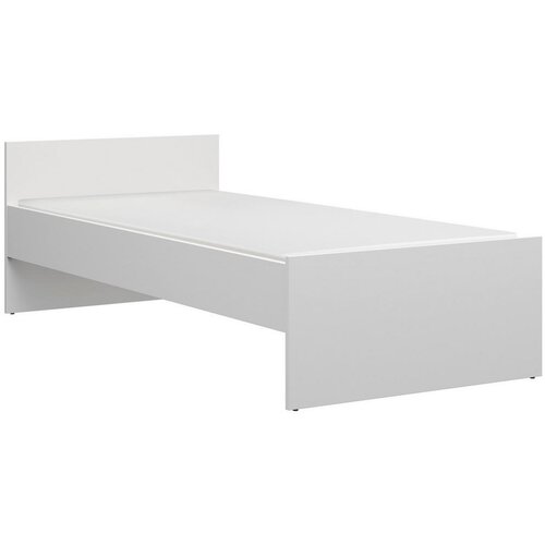 MID.YOU postelja 90 cm x 200 cm , les, leseni material bela Slike