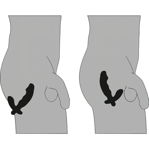 Rebel Vibrator za prostato penisa (črn) Slike