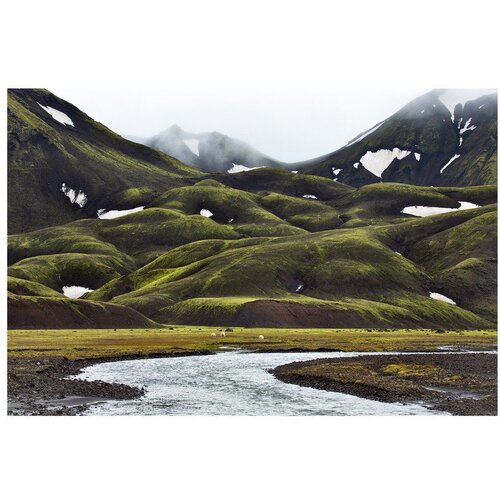 Styler Staklena slika 120x80 cm Fjallabak &amp;ndash; Slike