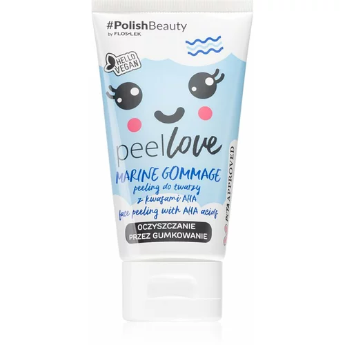 FlosLek Laboratorium Peel Love Marine piling za čišćenje lica s AHA Acids 75 ml