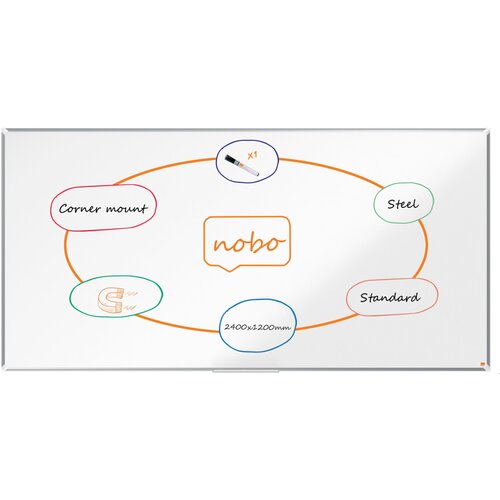  Tabla magnetna nobo 120x240 premiumplus lakirna 1915163 Slike