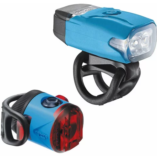 Lezyne KTV DRIVE / FEMTO USB PAIR Set svjetala za bicikl, plava, veličina