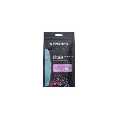 Turpija za nokte Staleks Exclusive Samoljepljiva Thin Polumjesec 240# – 50 kom (Outlet) Cijene