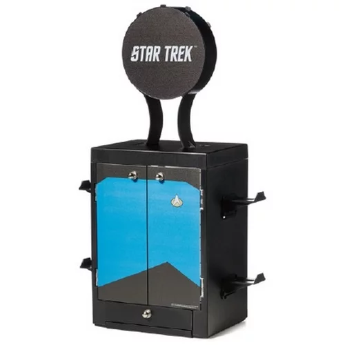Numskull Star Trek Blue Gaming Locker, držalo za krmilnik, stojalo za slušalke za PS5, Xbox Series XS, Nintendo Switch – uradno blago za Star Trek, (21018165)