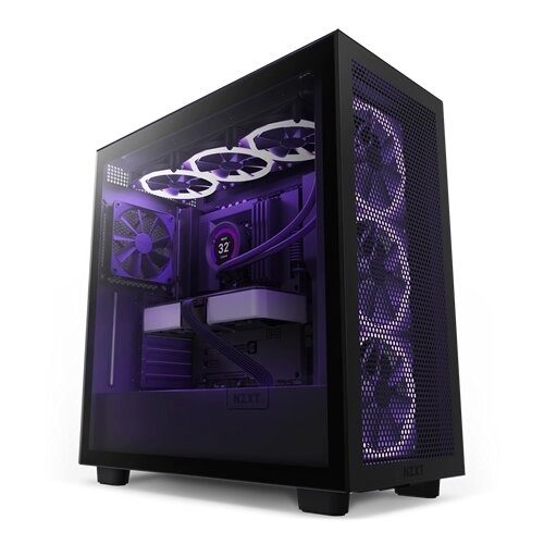 NZXT Atx Case H7 Flow črno kaljeno steklo, (21408418) Cene