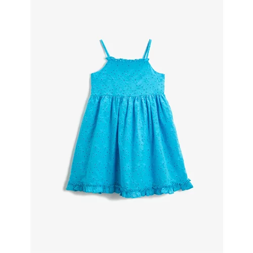 Koton Dress - Turquoise - Ruffle both