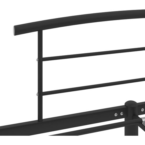  Okvir za krevet crni metalni 160 x 200 cm Slike
