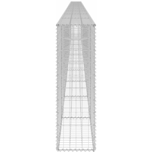  Gabionski zid s poklopcima od pocinčanog čelika 900x30x100 cm Slike