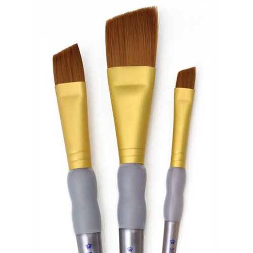  Set po&amp;scaron;evnih sintetičnih čopičev Royal &amp;amp; Langnickel 3 kosi (Set čopičev) Slike