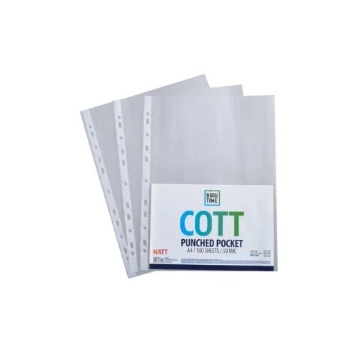 Biro time cott folija za registrator 50mic a4 mat 100k ( 481103 ) Cene