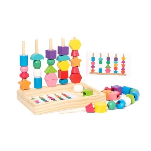 Bbo drvena igracka set kocki - ucimo da brojimo ( GB-040 ) Cene