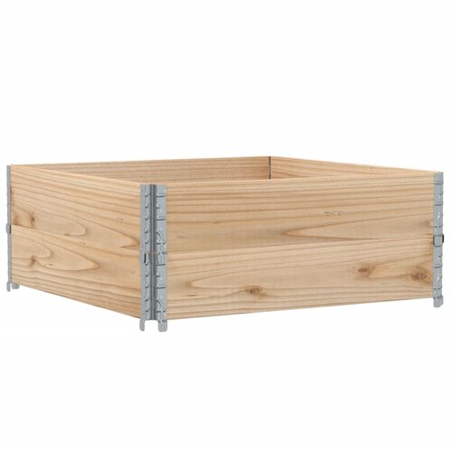 Maison Chic Vrtno korito - Greda - Cvetlični Lonec 100x100 cm trdna borovina, (21788617) Slike
