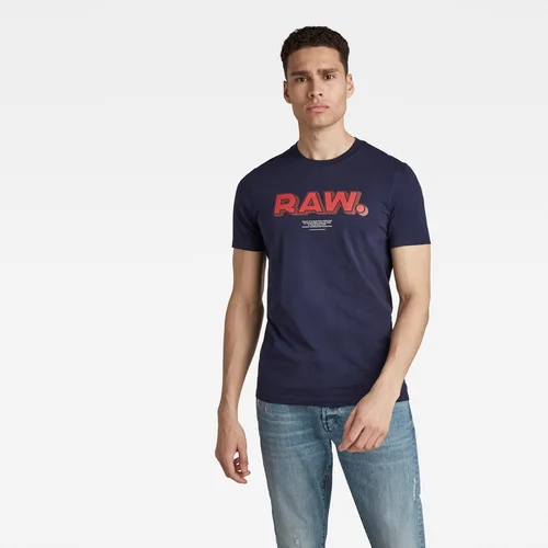 G-star T-shirt - RAW. Slim R T Blue