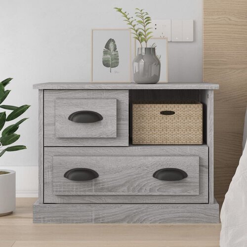  Nočna omarica Siva sonoma 60x39x45 cm Cene