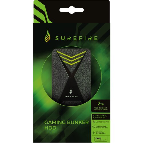 Surefire GX3 HDD 2TB SureFire Gaming (53682) Cene