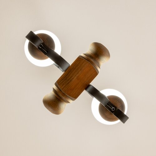  Brilagi - Luster na lancu RUSTIC 2xE14/40W/230V bukva Slike