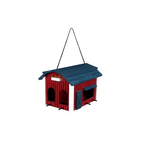 Trixie kućica za hranu za divlje ptice - crvena 24x22x32cm Slike