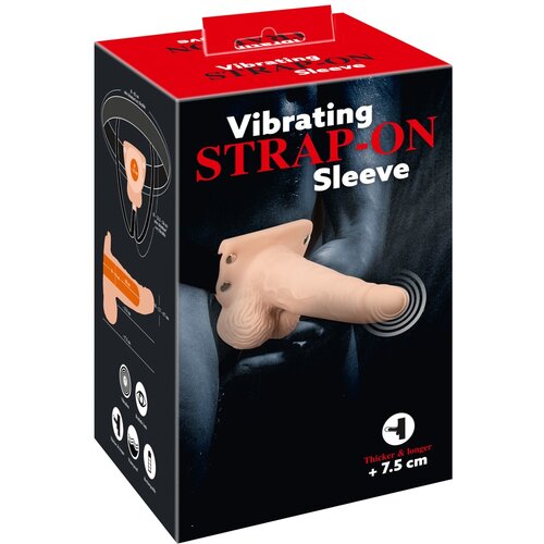 You2Toys Vibrating Strap-On Sleeve Slike