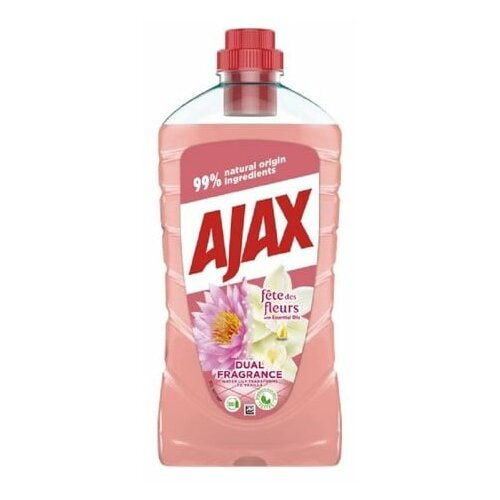 Ajax dual fragrance water lily vanilla sredstvo za čišćenje podova 1000 Slike