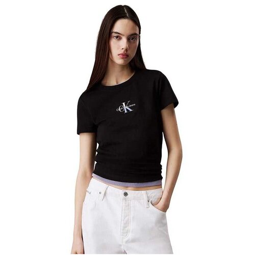 Calvin Klein slim ženska majica CKJ20J225252-BEH Slike