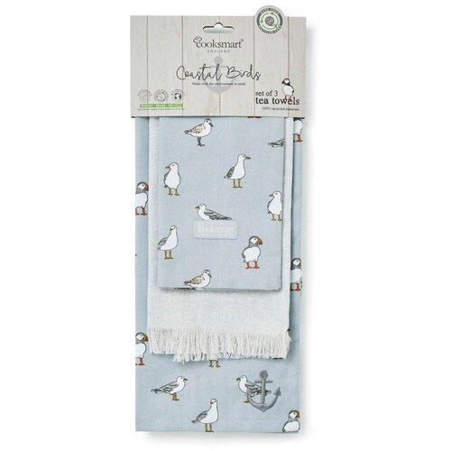 Cooksmart &amp;reg; Kuhinjska krpa 3 kom 45x65 cm Costal Birds &amp;ndash; Slike