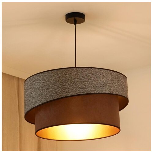  Brilagi - Visilica na sajli VEGAS SHINE 1xE27/15W/230V Ø 50 cm siva/smeđa Cene