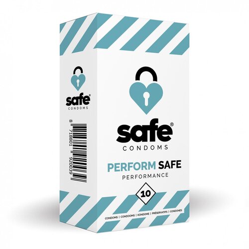 SAFE Kondomi za zakasnitev orgazma - Perform - 10 kos Cene