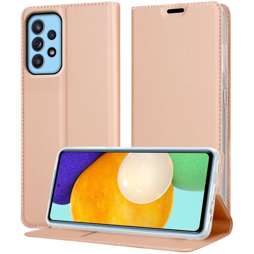  case, združljiv s samsungom v elegantnem rosă ‰ gold - zaščitni pokrov z magnetnim zapiranjem, stoječo funkcijo in režo za kartico, (20694503) Cene