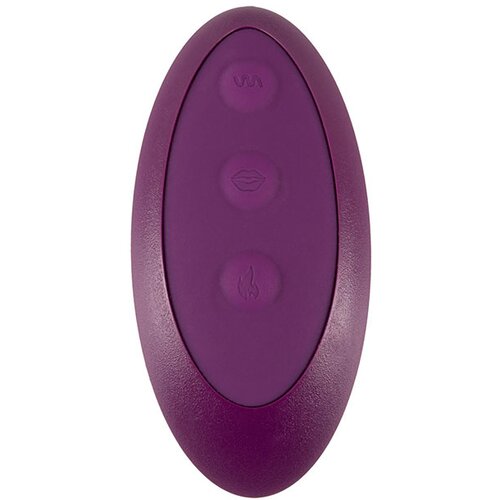 You2Toys 2 - punjivi, radio, vibrator za podlogu za lizanje (ljubičasta) Slike