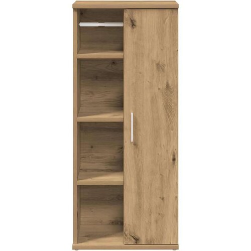 VidaXL Kupaonski ormarić s držačem za role boja hrasta 39x22x90 cm Slike