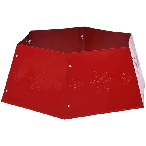 VidaXL Podloga za božićno drvce crvena &amp;Oslash; 68 x 25 cm Slike