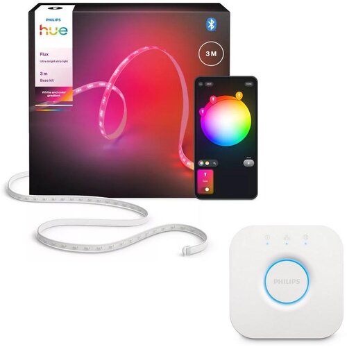 Philips LED RGBW prigu&amp;scaron;iva traka Hue FLUX 3m LED/29W/230V 2200-6500K + Hue bridge Slike