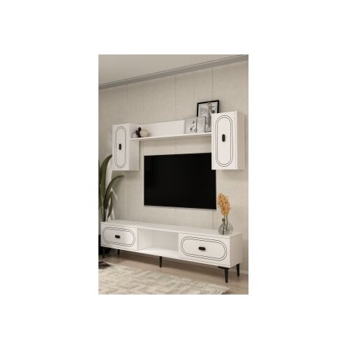 Hanah home tv polica weny white Slike