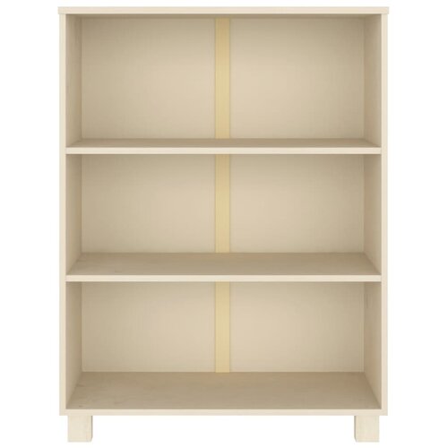  za knjige HAMAR boja meda 85x35x112 cm masivna borovina Slike