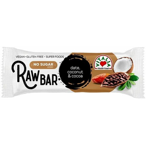 Vitalia raw Bar kokos i kakao Slike