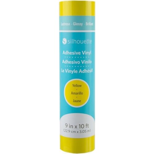 Silhouette Glossy Permanent Vinyl - 22,9 cm x 3 m - Yellow Cene