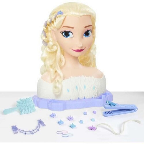 Just Play glava za urejenje Disney Frozen 2 Elsa the Snow Queen Deluxe Styling Head Slike