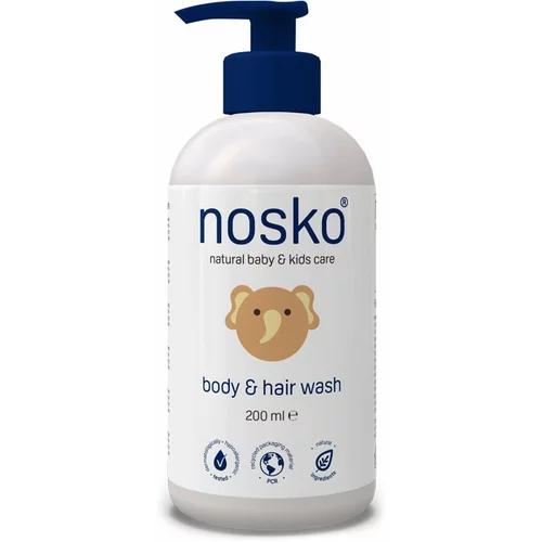Nosko Baby Body & Hair Wash gel za umivanje za telo in lase za otroke 200 ml